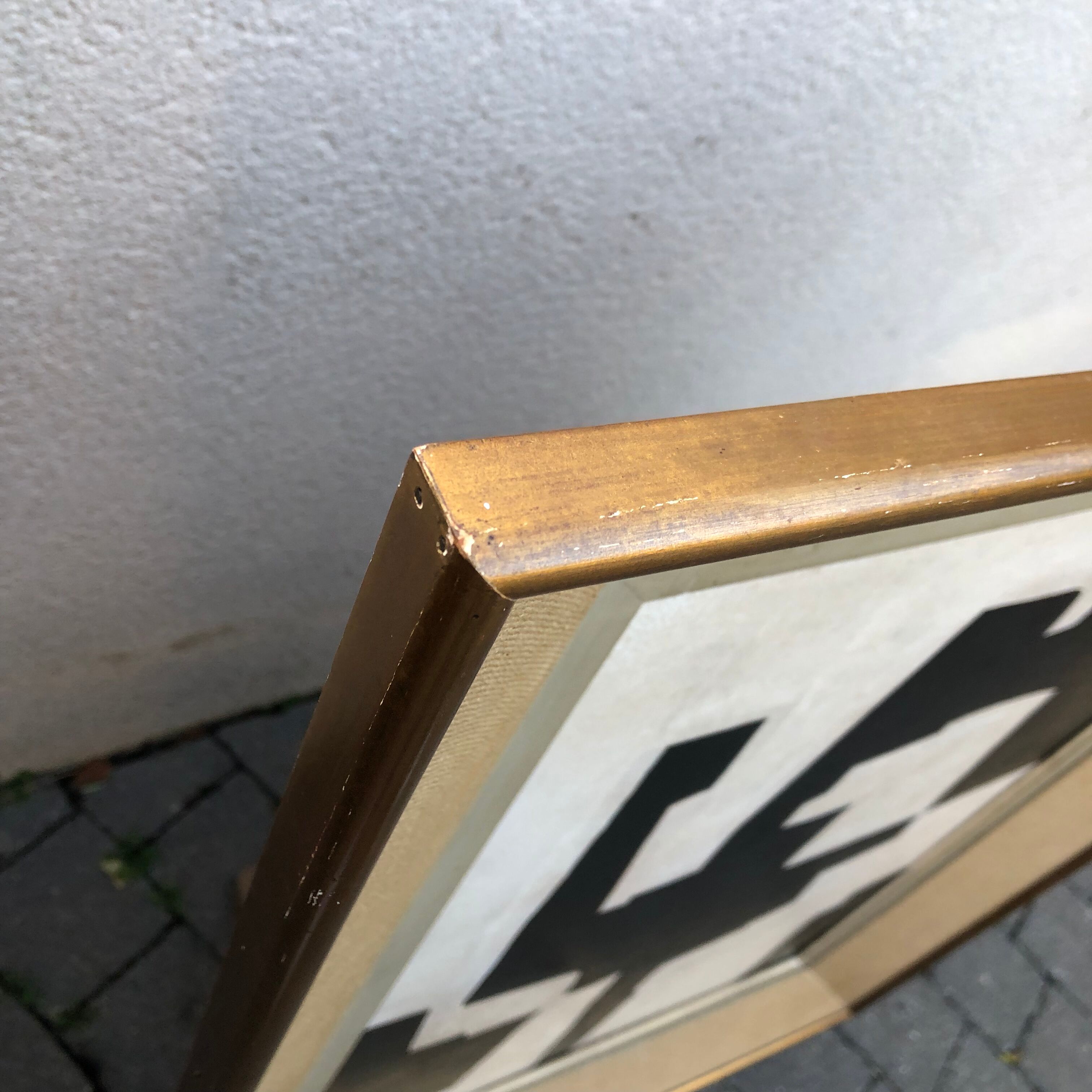 Abstract panel painting