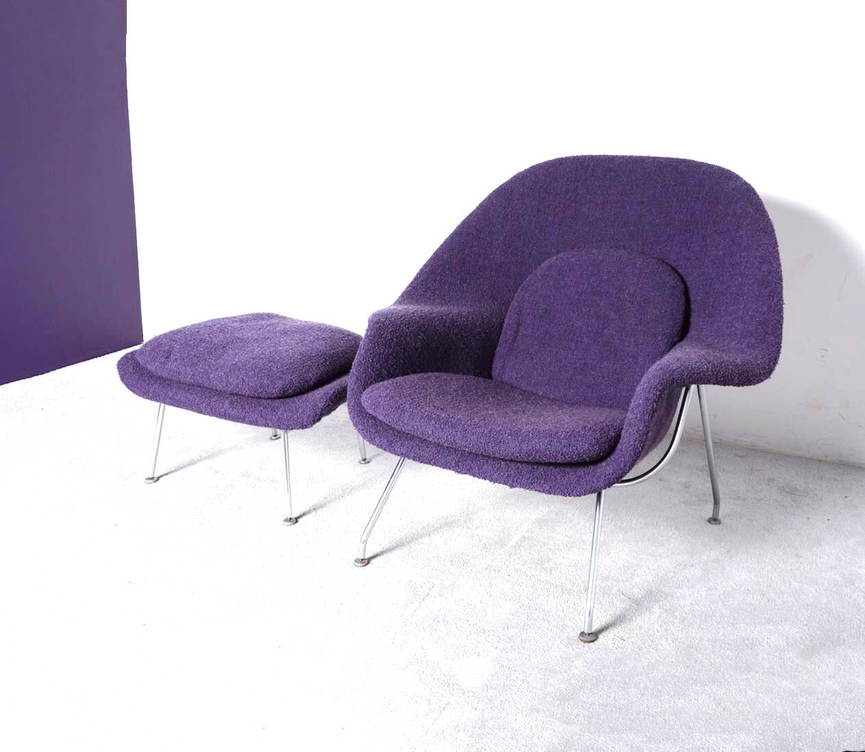 Womb armchair and its Ottoman dating from the 60s