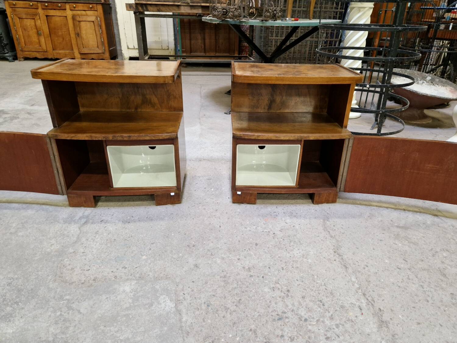 Art Deco bedside tables