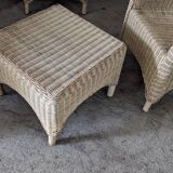 Vintage rattan lounge