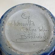 Betschdorf Alsace salt stoneware pitcher signed Schmitter Roger