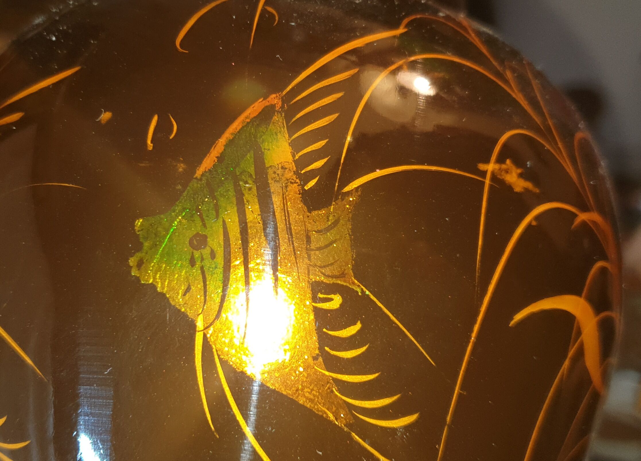 superb chinese lask vase