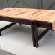 Roger Capron Vallauris ceramic coffee table herbarium decor