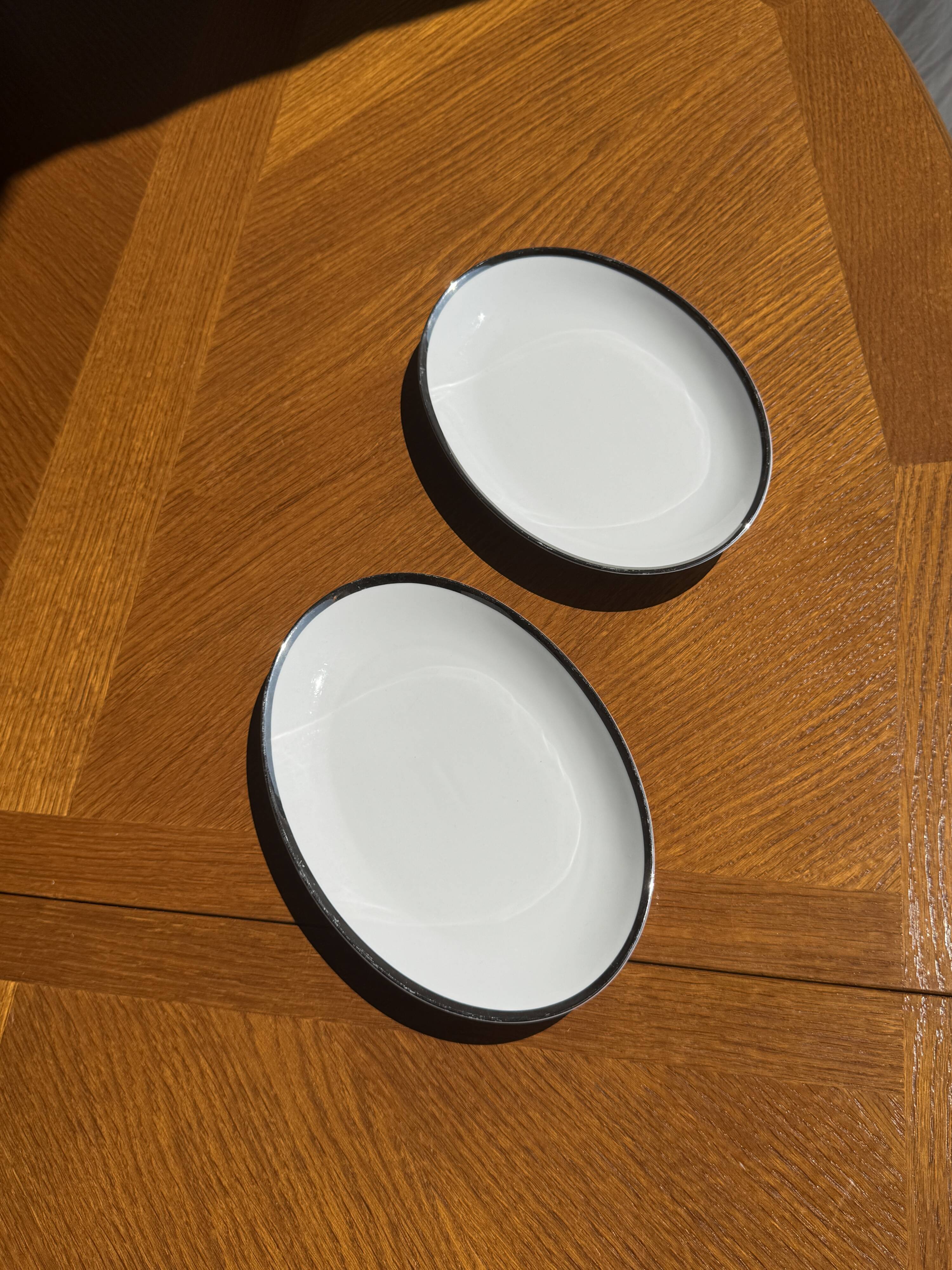 German porcelain service Winterling Marktleuthen Bavaria white