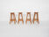 Scandinavian modern pinewood bar stools 1970's