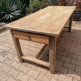 Farm table in oak