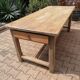 Farm table in oak