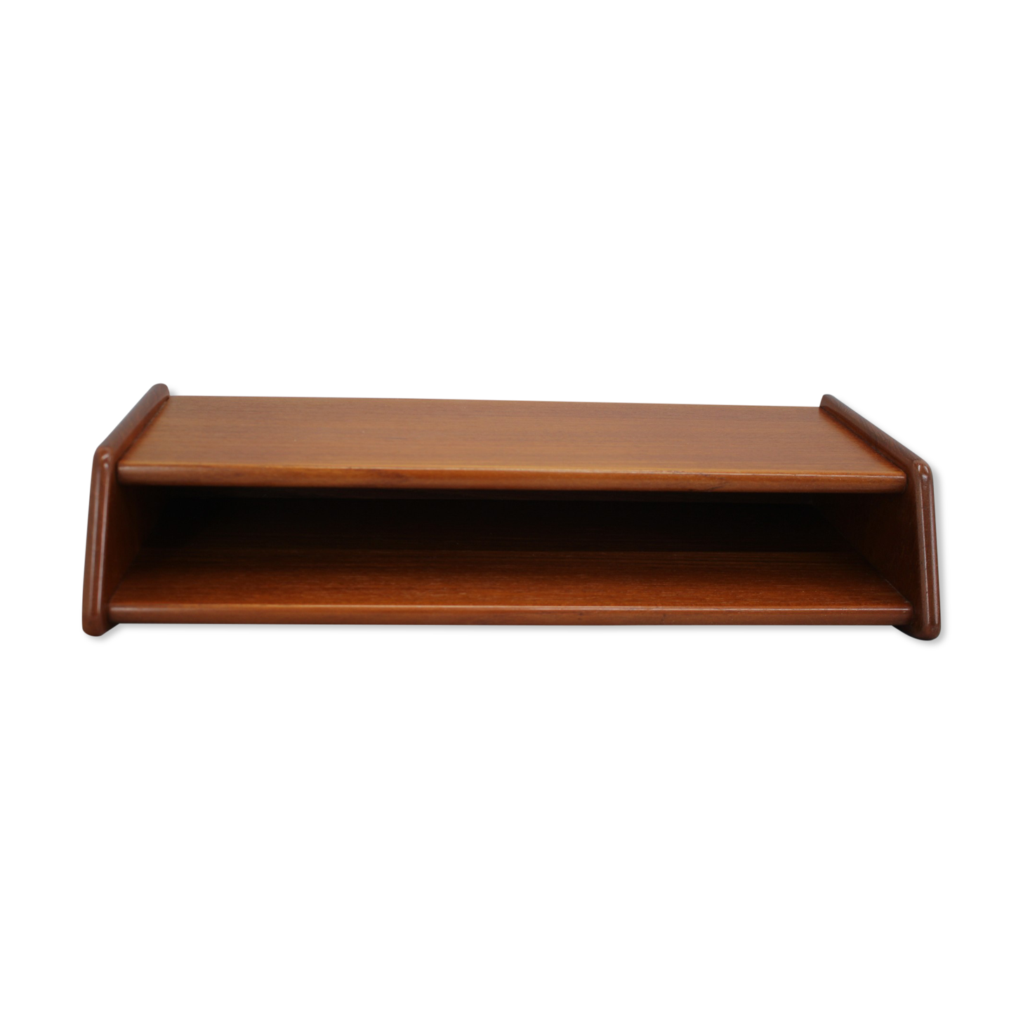 1960s teak floating wall shelf, denmark