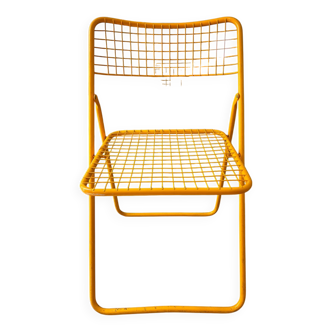 Yellow pounding chair by Niels Gammelgaard for IKEA 80's