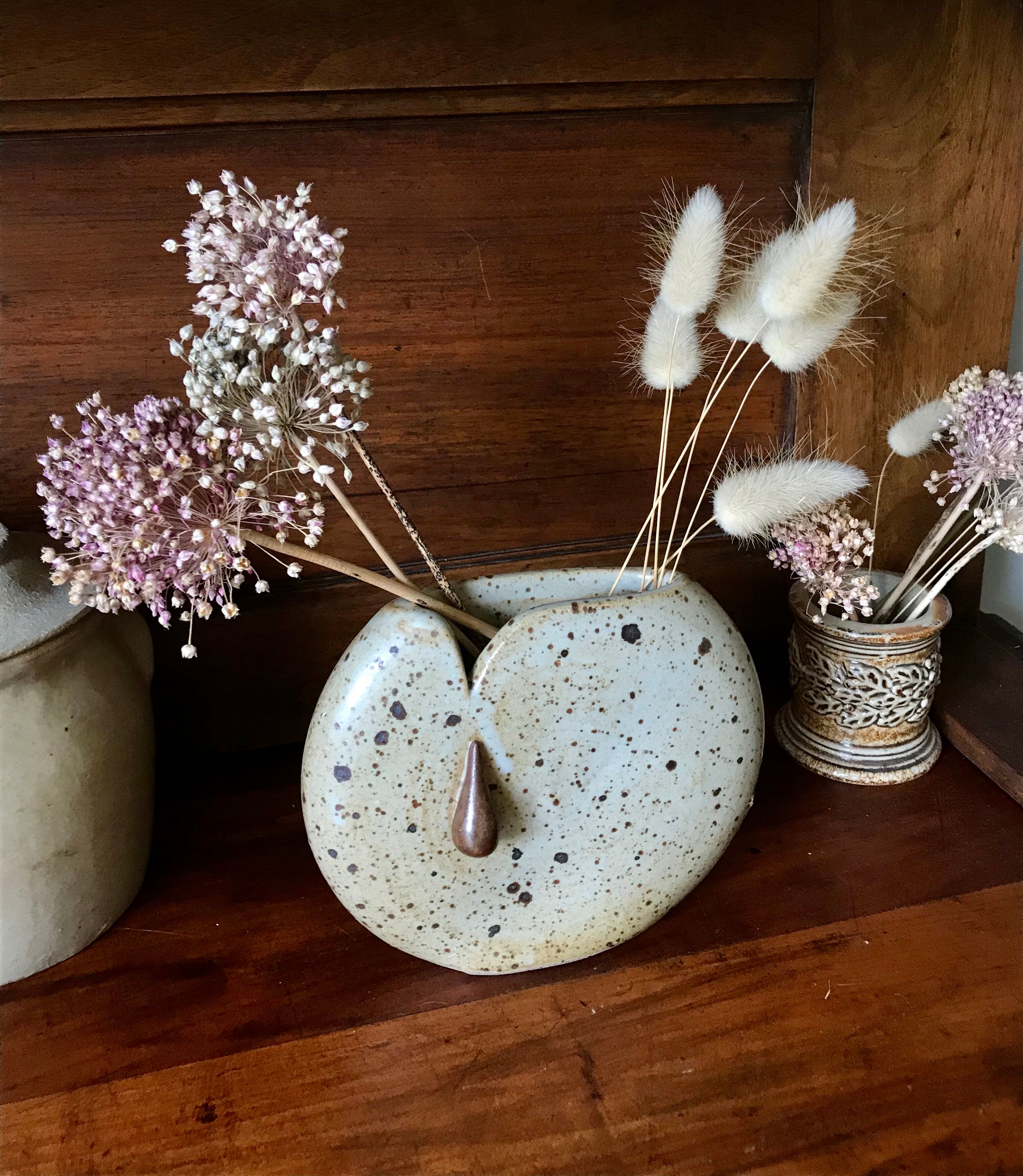 Vintage sandstone vase