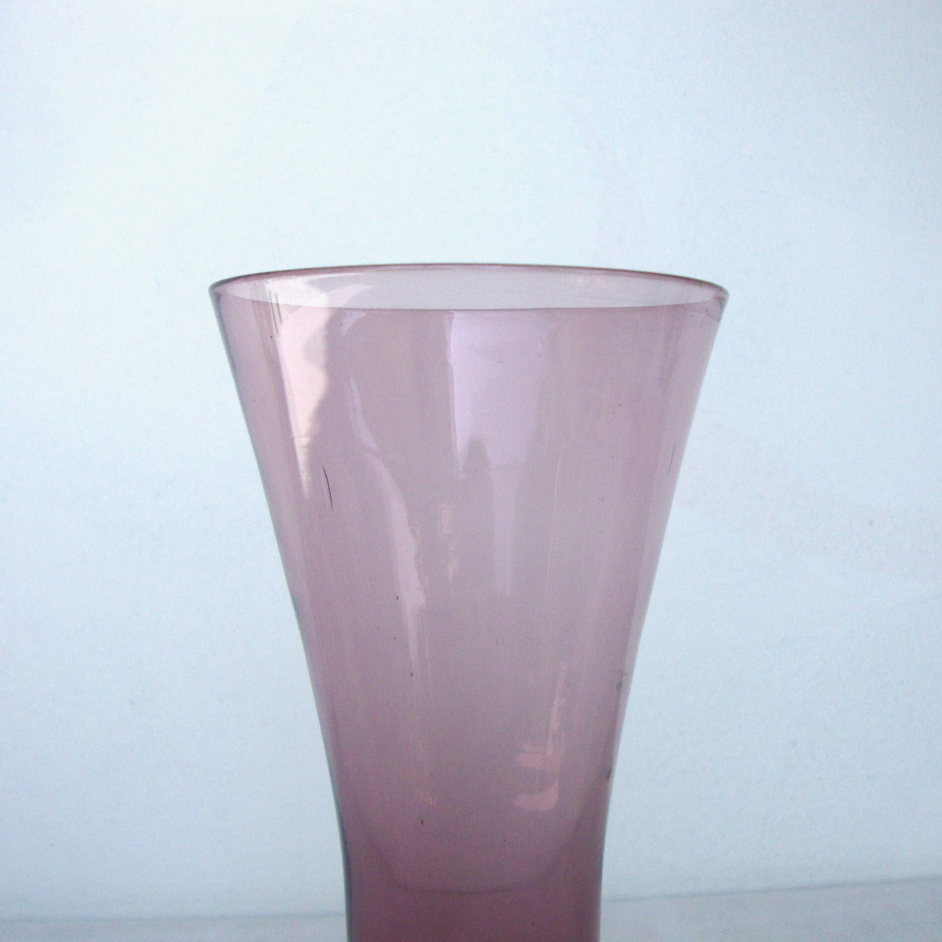 Blown glass vase