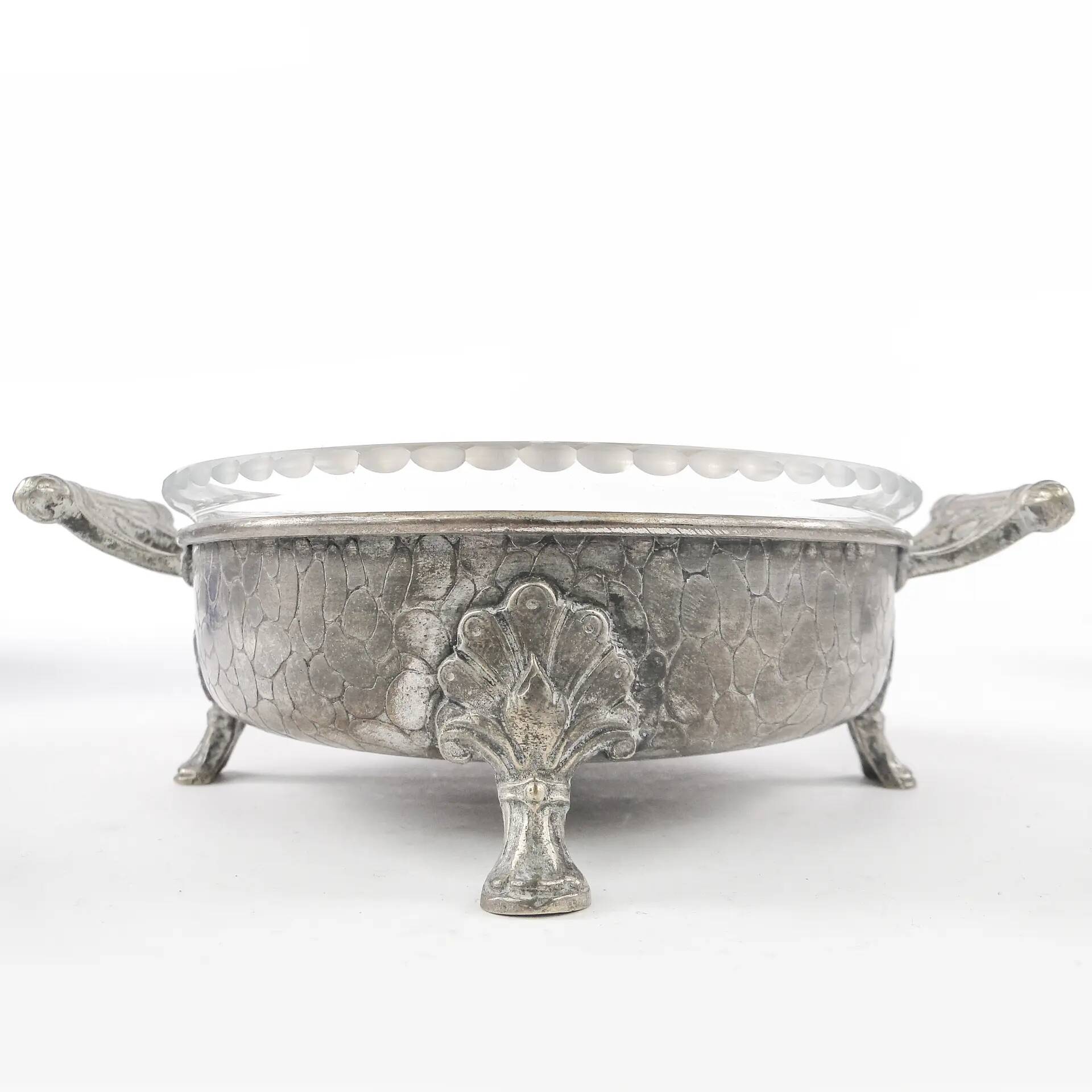 Eclectic fruit bowl, silver-plated brass, WMF, Germany, 19th century