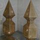 Large openwork metal floor lamps, Morocco, 1980s, set of 2