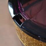 Large ornamental punch bowl/Art Deco pot Amethyst August Walther