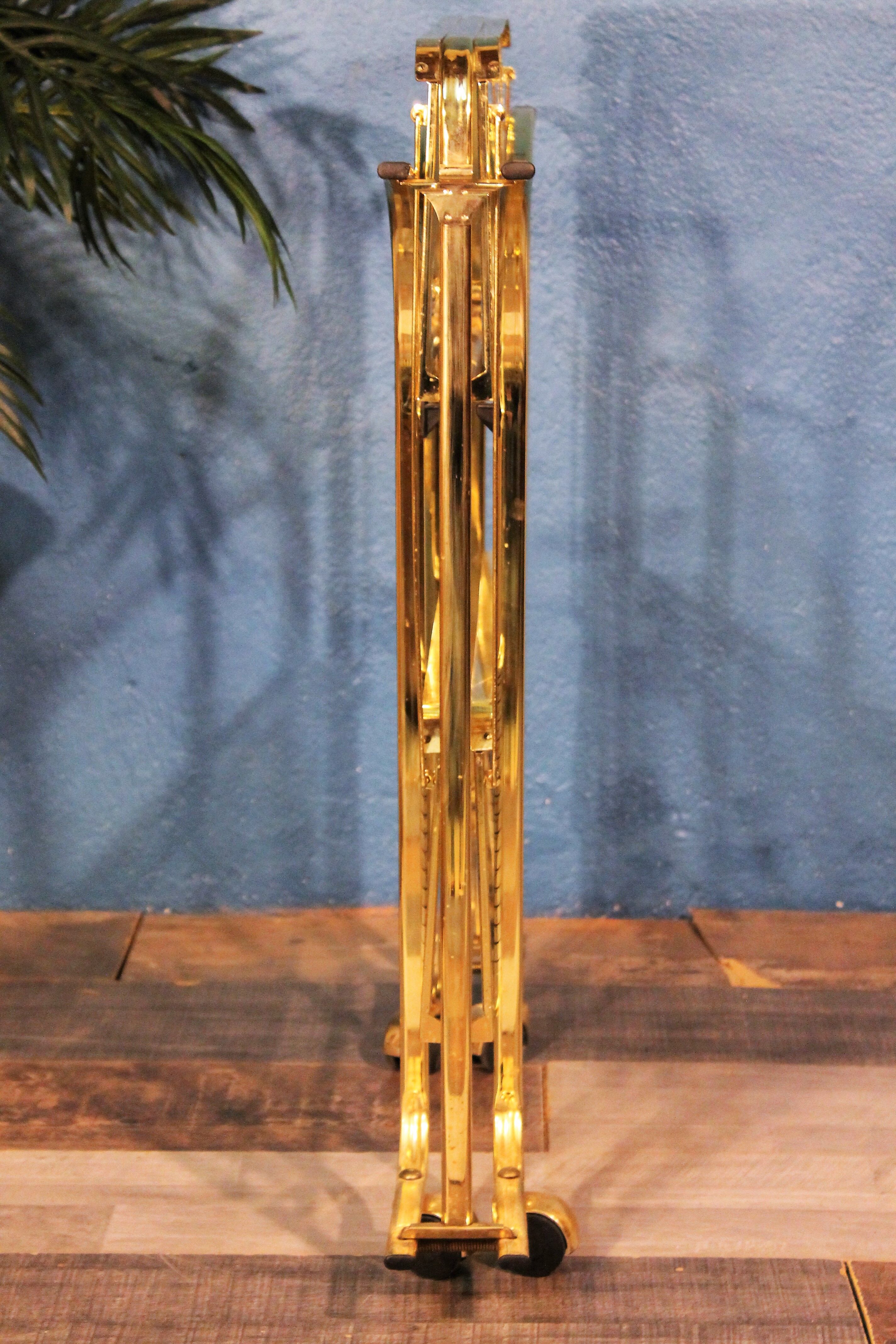 Metal-glass trolley 1970s