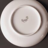 10 soup plates from the 70s, Space Age Porcelain, Manufacture Royale De Li