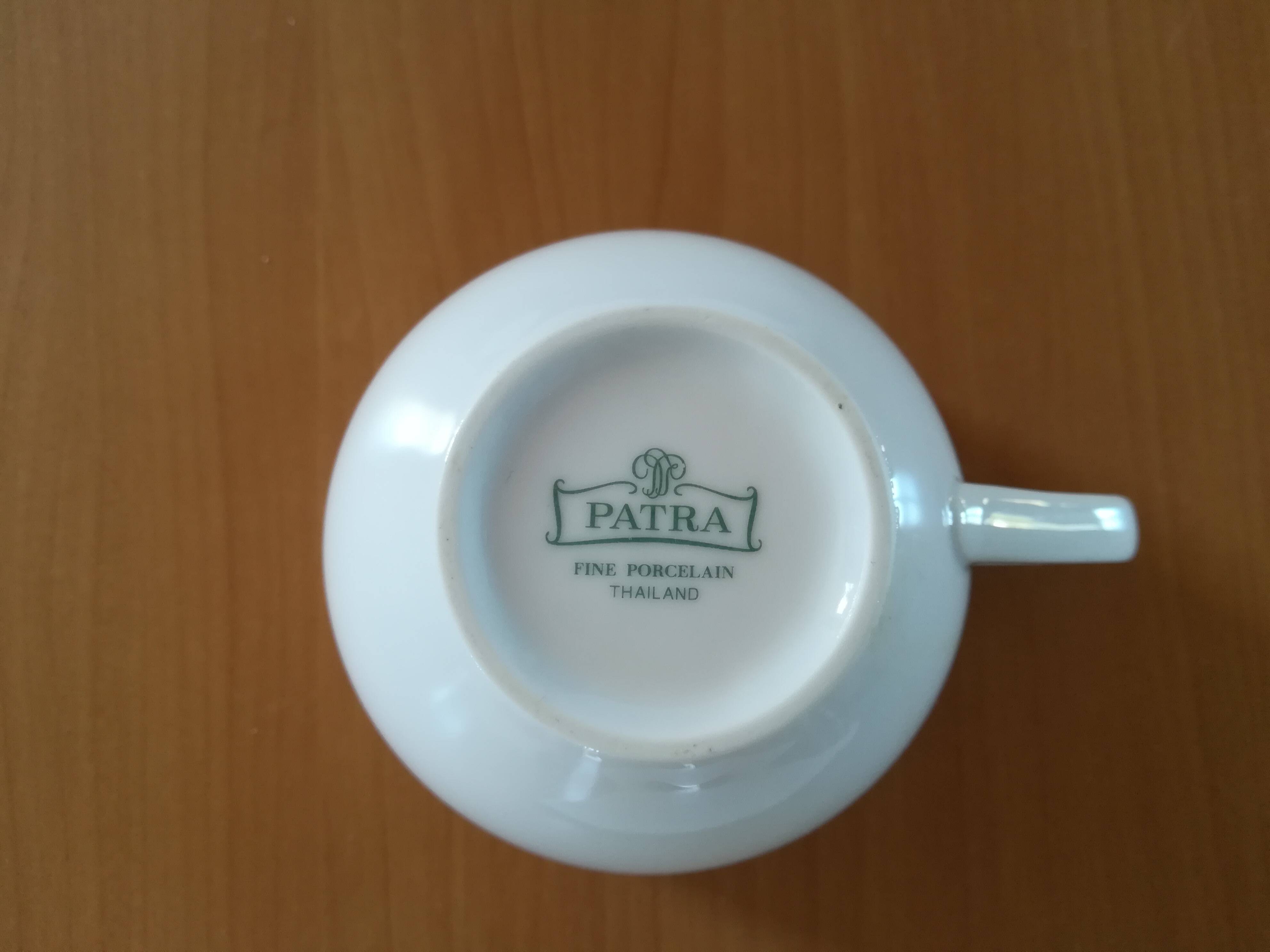 PATRA Porcelain Cups and Saucers