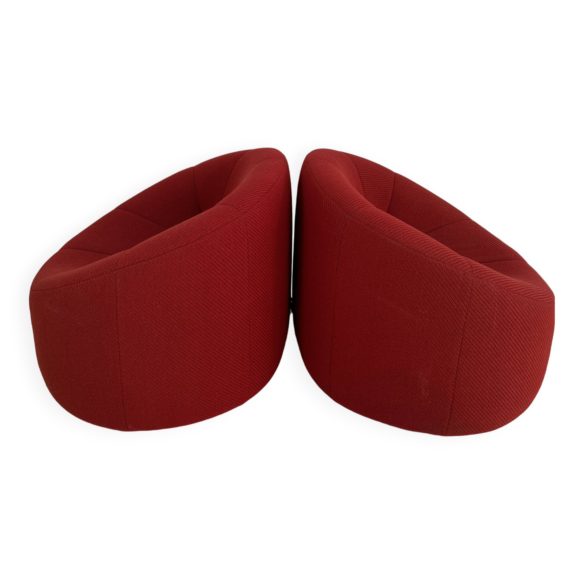Pumpkin armchairs by Pierre Paulin for Ligne Roset, 70s