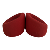 Pumpkin armchairs by Pierre Paulin for Ligne Roset, 70s