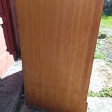 Notary furniture double filing cabinet with old curtains