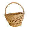 Panier vintage en osier naturel