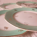 6 flat plates from Moulin des loups in good condition