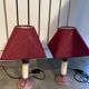 Paire lampes de chevet