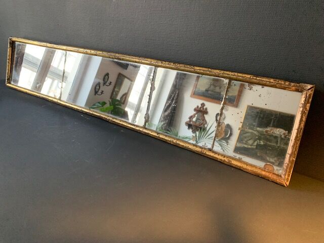 Nineteenth mirror with mercury