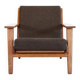 Oak Hans Wegner GE290 armchair for Getama