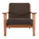 Oak Hans Wegner GE290 armchair for Getama