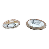 Postmodern Art Glass Ashtrays by Hans Jürgen Richartz for Richartz Art Collection, 1980s, Set of 2