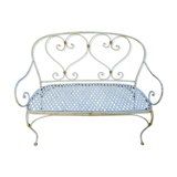 Garden bench in metal