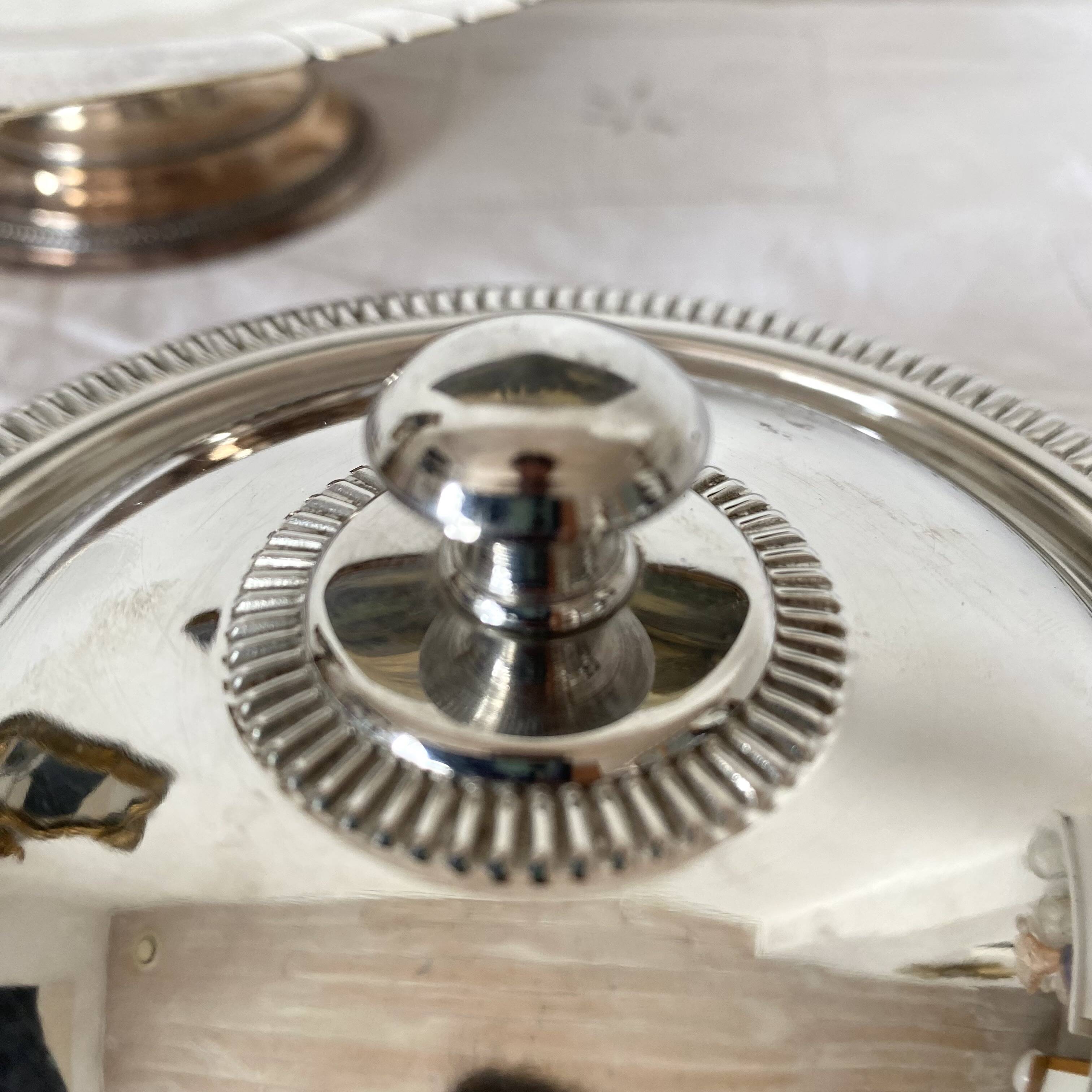 Stainless steel sugar bowl