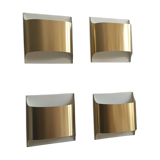 Set de 4 wall light Staff, Dieter Witte 1970