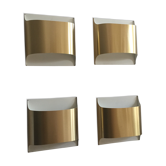 Set de 4 appliques Staff Dieter Witte 1970
