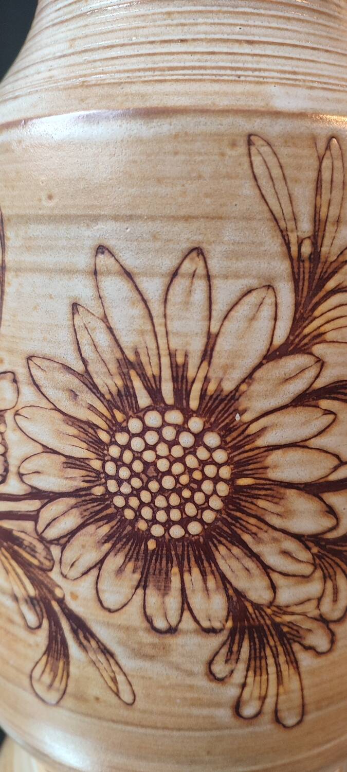 Large Vallauris vase signed by Jacques Fonck and Jean Matéo, 1950s.