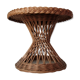 Table basse ronde en rotin