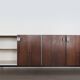 Formica rosewood midcentury sideboard, Italy 1960s