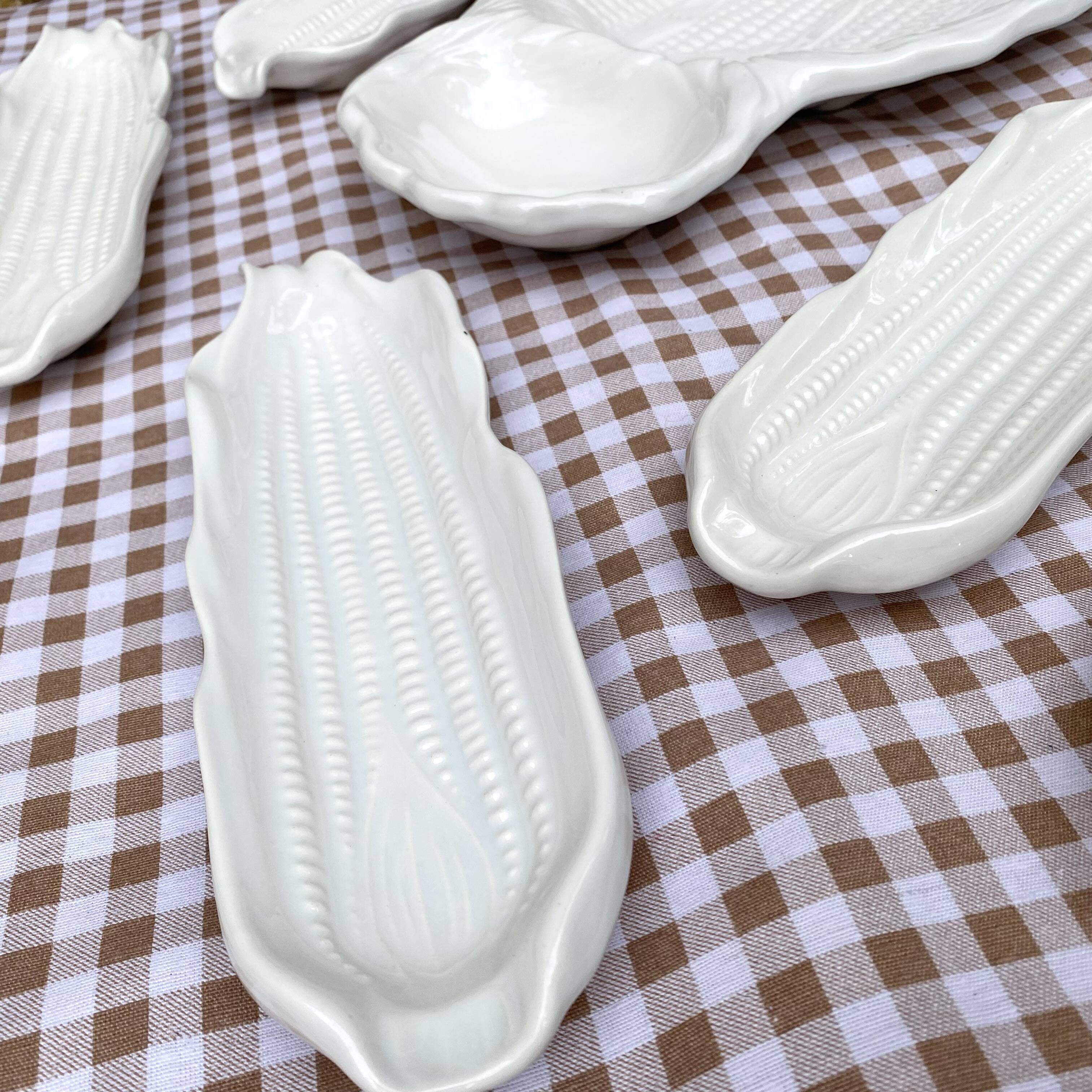 Vintage ceramic corn service from the USA