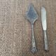 Shovel and cake knife