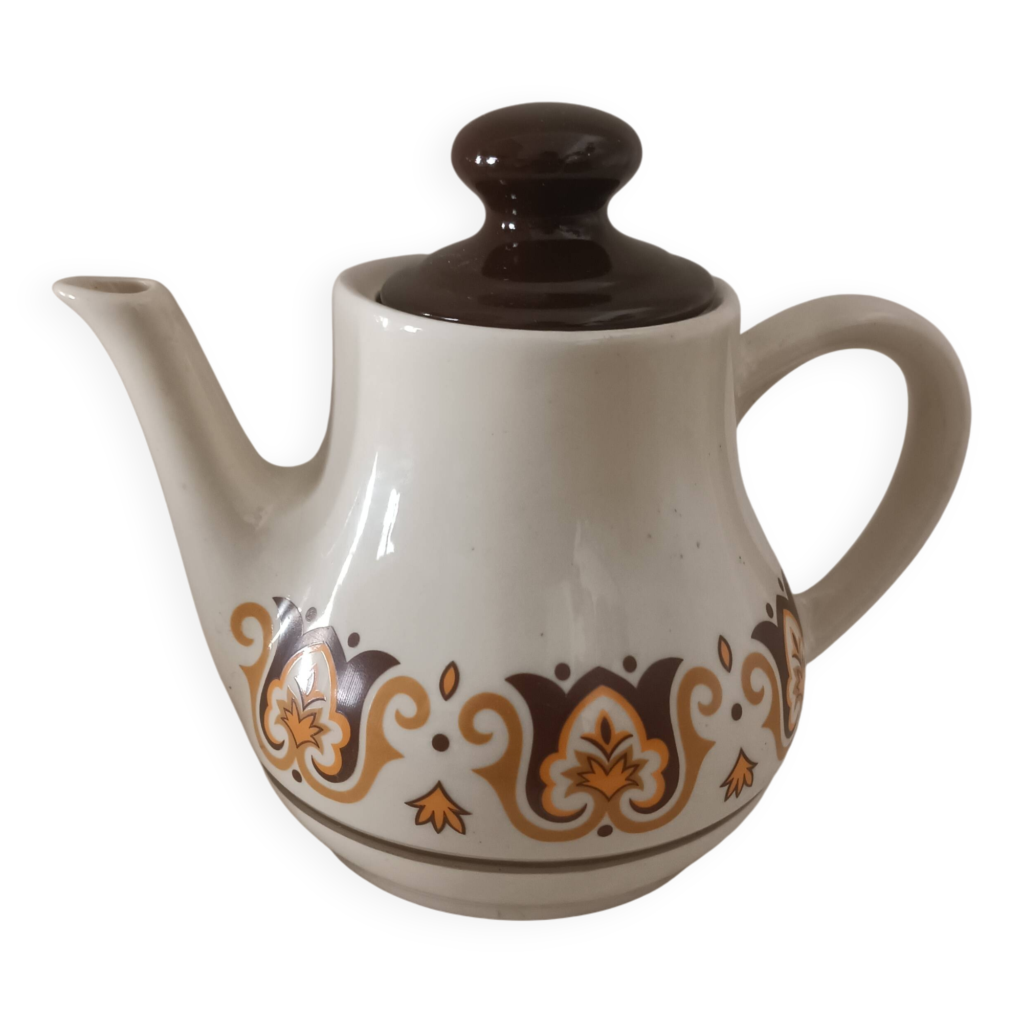 Théière Norma Jet en porcelaine à feu, années 70