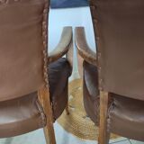 Pair of bridge armchairs