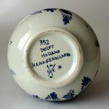 Vase de pichet Delft fabriqué en Hollande