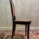 Set of 6 Louis XVI style medallion chairs in mahogany and cane