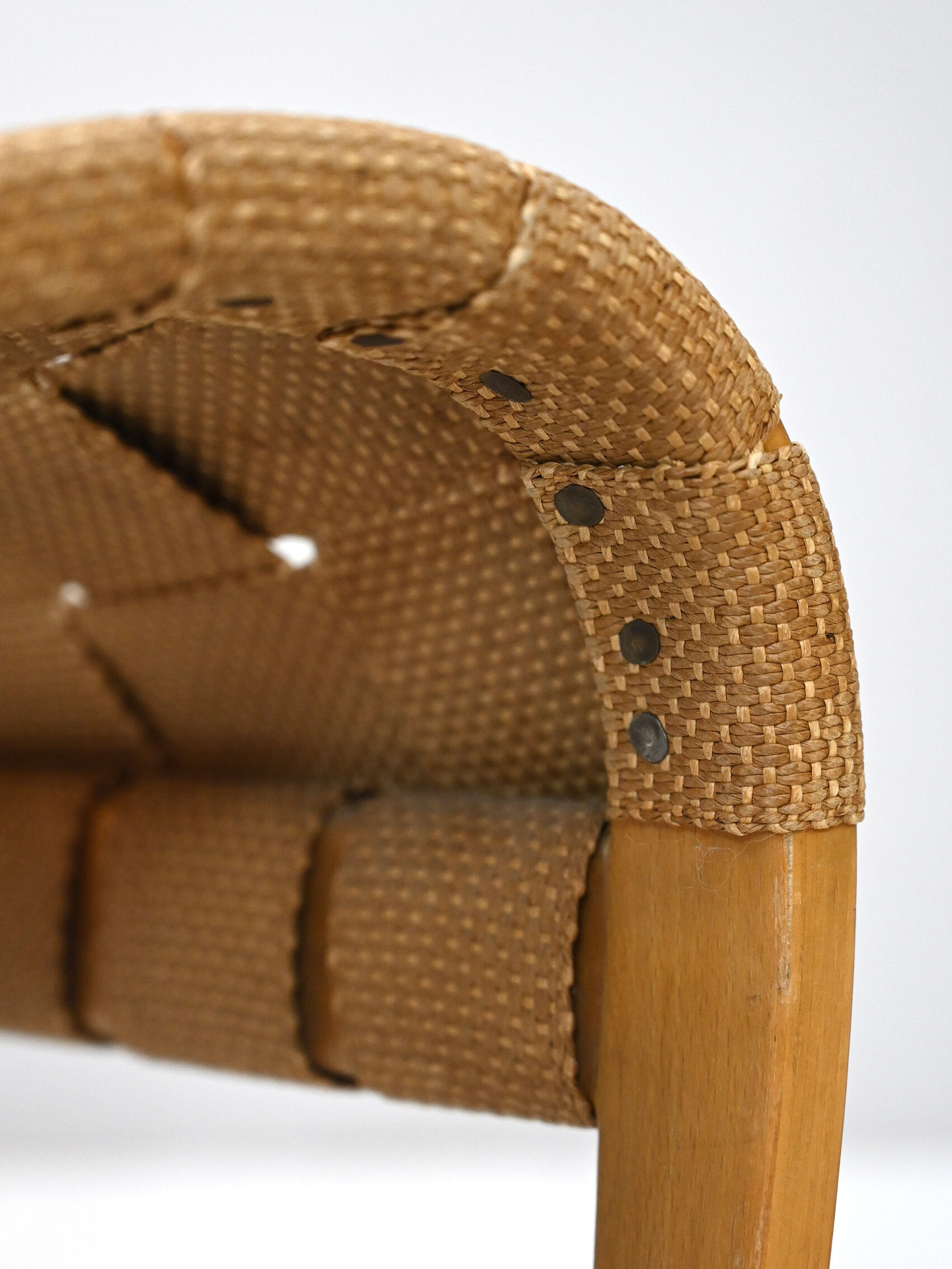 'Pernilla' armchair and footstool designed by Bruno Mathsson