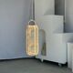 Small lantern-shaped rattan suspension H35 D15