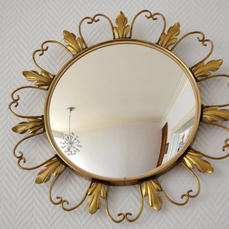 Witch's eye mirror 1950 - 46x46cm