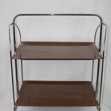 Desserte pliable marron
