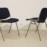 Pair of 2 vintage chairs DSC 106 by Giancarlo Piretti for Anonima Casteli 1965.Ref : CAT
