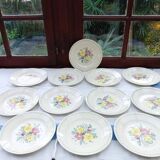 12 old flat plates